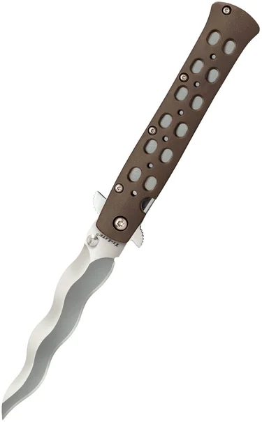 Акція на Cold Steel 4" TI-Lite Kris Blade Zytel Handle Brown (CST CS-26SP) від Stylus