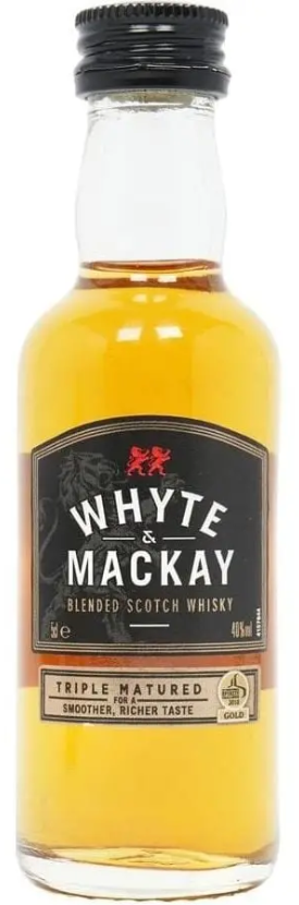 

Віскі Whyte & Mackay Blended Scotch Whisky 40% 0.05 л (WNF5013967015692)