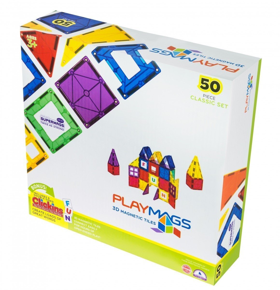 Акція на Конструктор Playmags магнитный набор 50 эл. (PM152) від Stylus