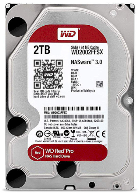 Акція на Wd Red Pro Nas 2TB (WD2002FFSX) від Stylus