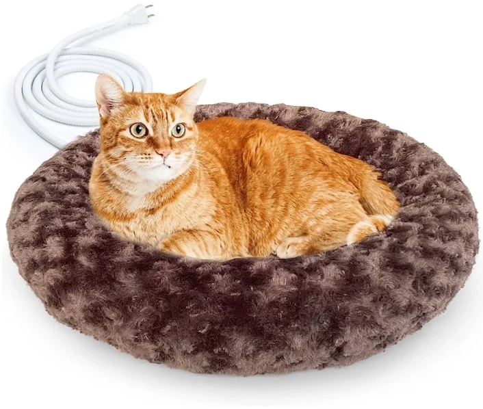 Акція на Лежак K&H Pet Products Thermo-Kitty Fashion Splash с электроподогревом для котов (3601) від Stylus