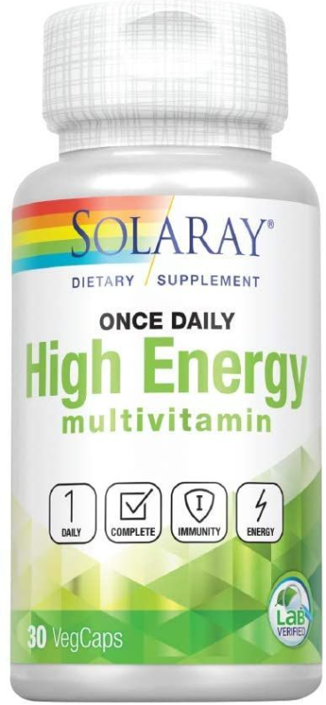 

Solaray Once Daily High Energy Multivitamin Мультивитамины 30 капсул