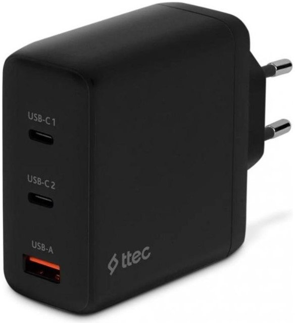 

Ttec Wall Charger USB+2xUSB-C Gan 120W Black (2SCG04S)