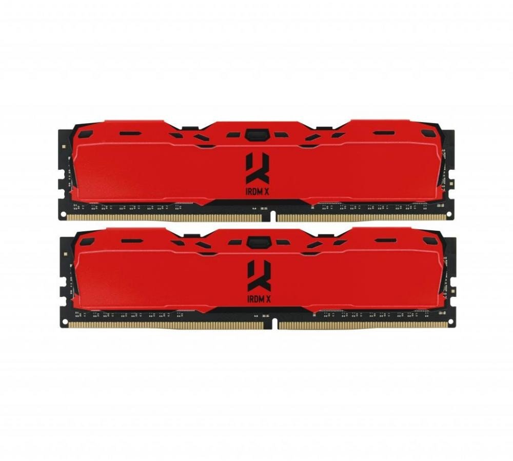 

Goodram DDR4 2x8Gb 3000MHz Iridium X Red (IR-XR3000D464L16S/16GDC)