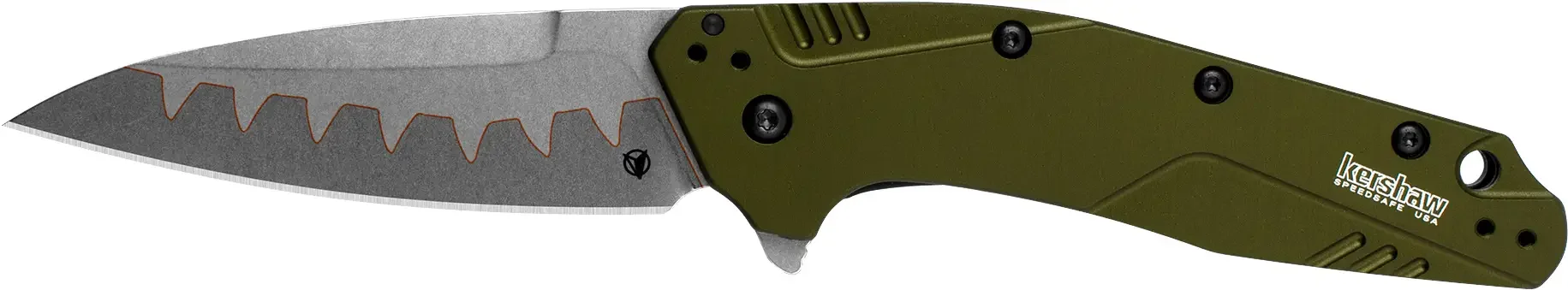 Акція на Kershaw Dividend composite blade olive (1812OLCB) від Stylus