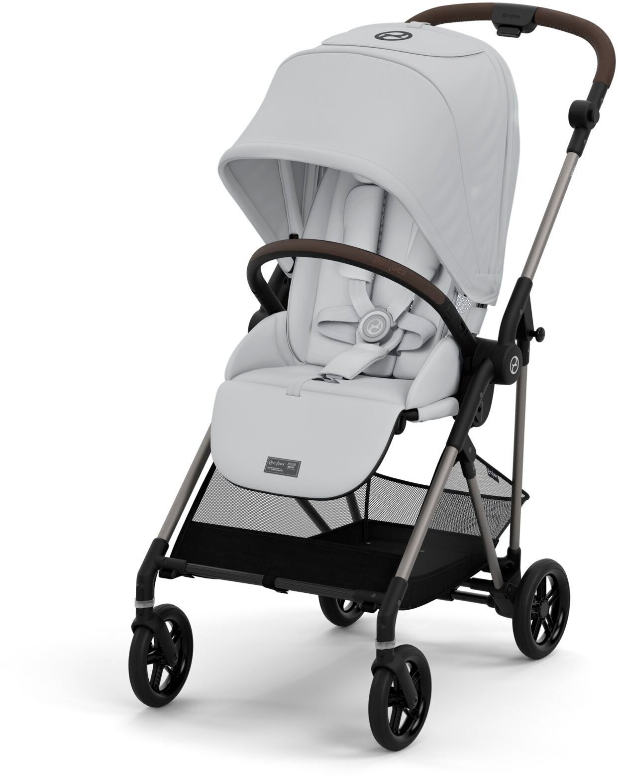 Акція на Прогулочная коляска Cybex Melio Fog Grey с бампером (524000043) від Stylus