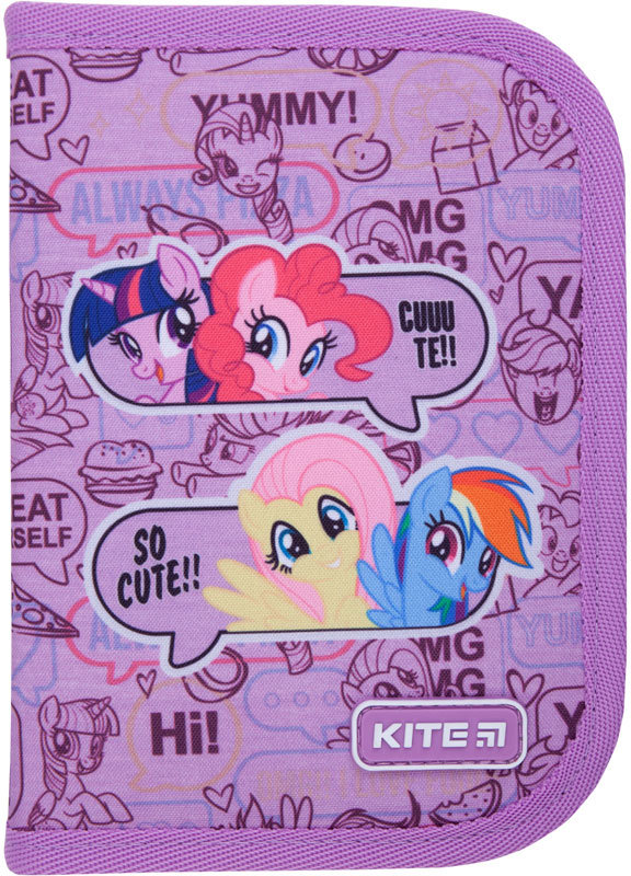 

Пенал без наполнения Kite Education My Little Pony LP21-622, 1 отделение, 2 отворота