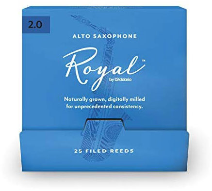 

Тростини D`ADDARIO RJB0120-B25 Royal by D'Addario - Alto Sax # 2.0 - 25 Box