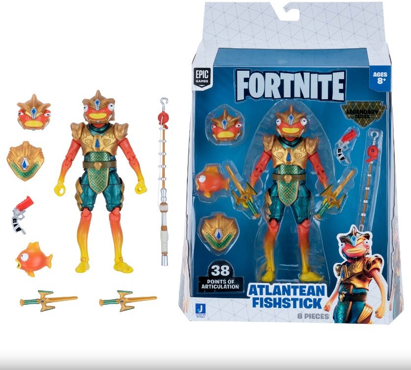 

Коллекционная фигурка Jazwares Fortnite Legendary Series Atlantean Fishstick S9 15 см (FNT0821)