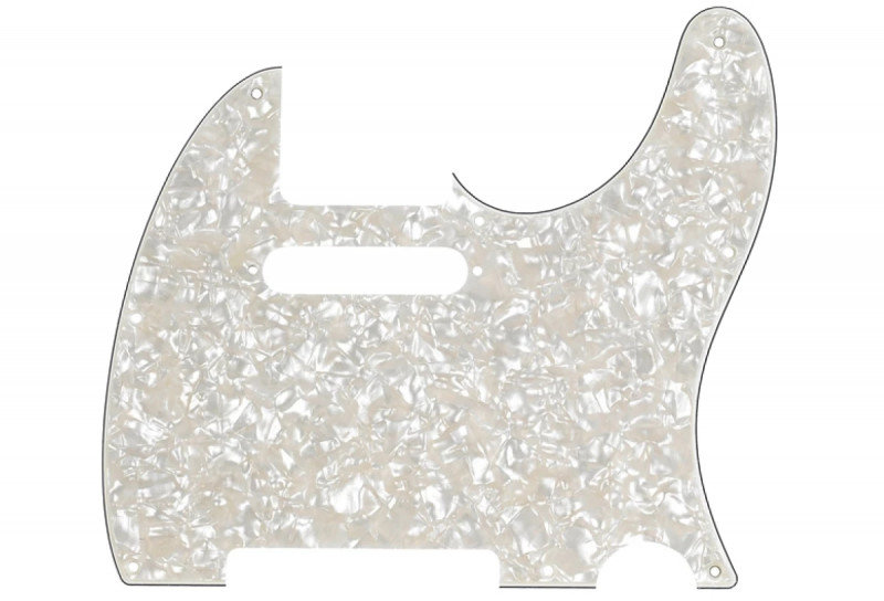 

Пікгард Fender 8-HOLE Mount MULTI-PLY Telecaster Pickguards White Aged Pearloid