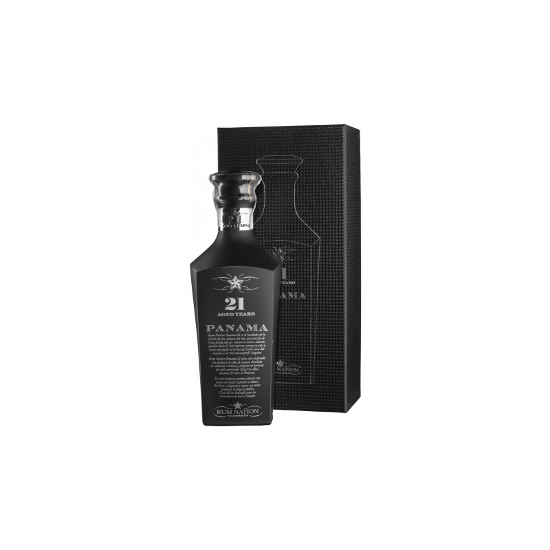 Акція на Ром Rum Nation Panama 21yo Decanter Black (0,7 л.) (BW91298) від Stylus