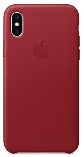 

Apple Leather Case (PRODUCT) Red (MQTE2) for iPhone X