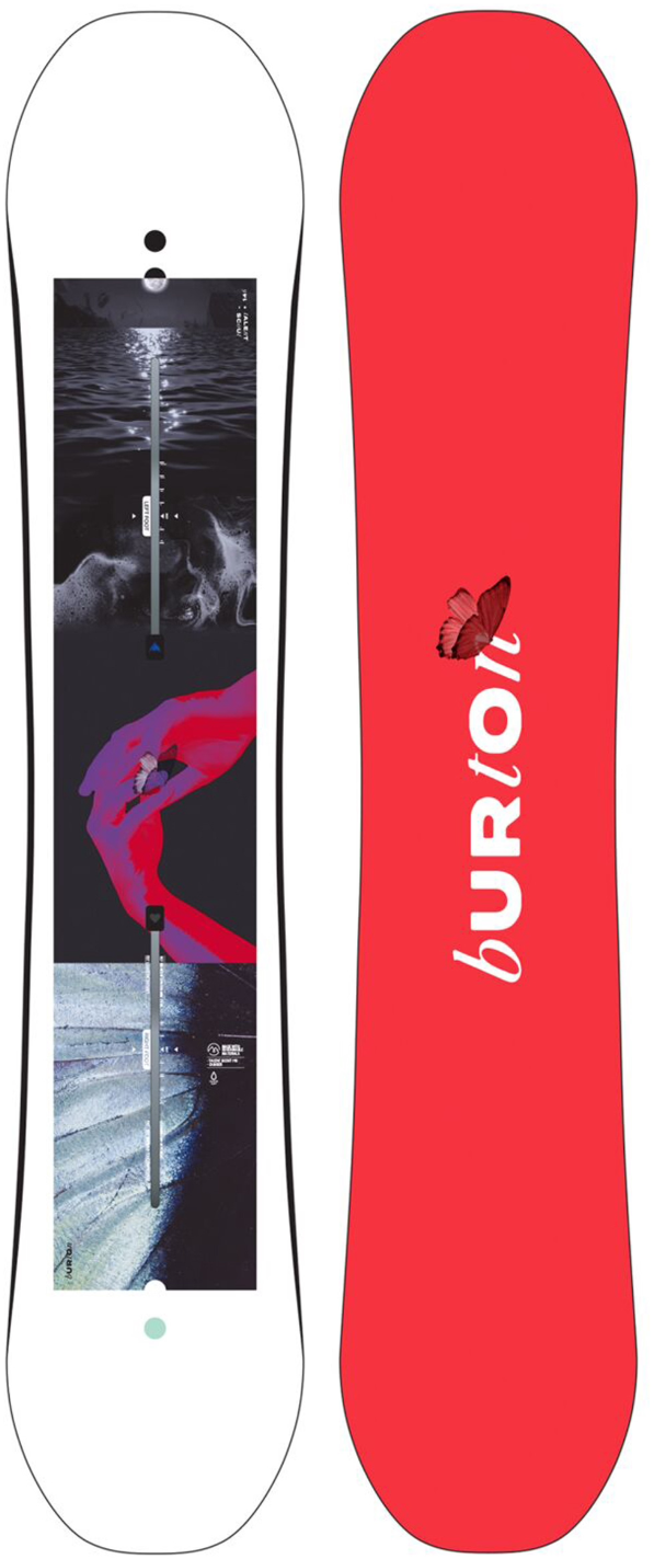 Акція на Burton (132181A) Talent Scout 2025 WHITE/RED 149 см (9010510757203) від Stylus