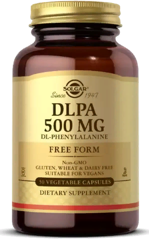 

Solgar Dlpa Free Form 500 mg Солгар Фенілаланін 50 веганських капсул