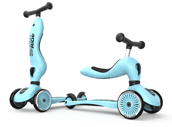 

Самокат Scoot&Ride серии Highwaykick-1 голубика, до 3 лет/20кг