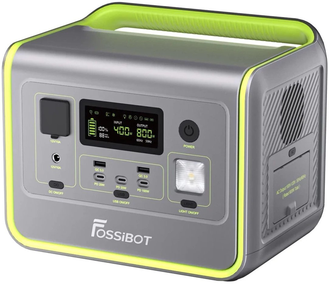 

Зарядная станция Fossibot F800 512Wh 800W Green