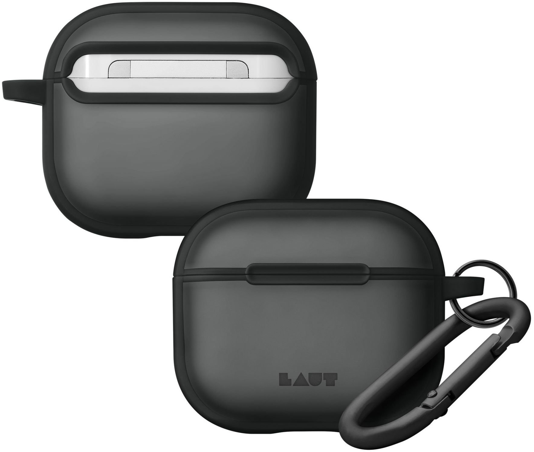 Акція на Чохол для навушників Laut Huex with Belt Black (L_AP4_HX_BK) для Apple AirPods 3 від Y.UA