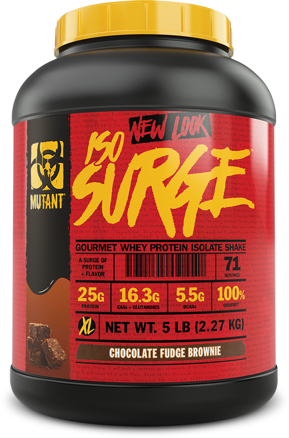 

Mutant Iso Surge 2270 g /73 servings/ Chocolade Fudge Brownie