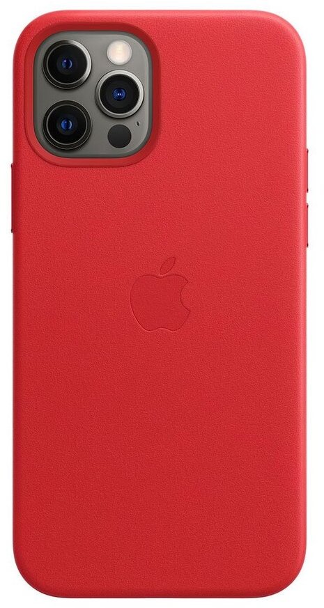 

Apple Leather Case with MagSafe (PRODUCT) Red (MHKJ3) for iPhone 12 Pro Max