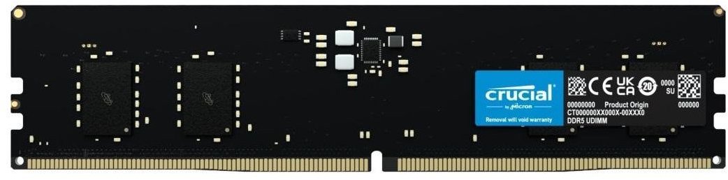 

Crucial 16 Gb DDR5 4800 MHz (CT16G48C40U5) Oem