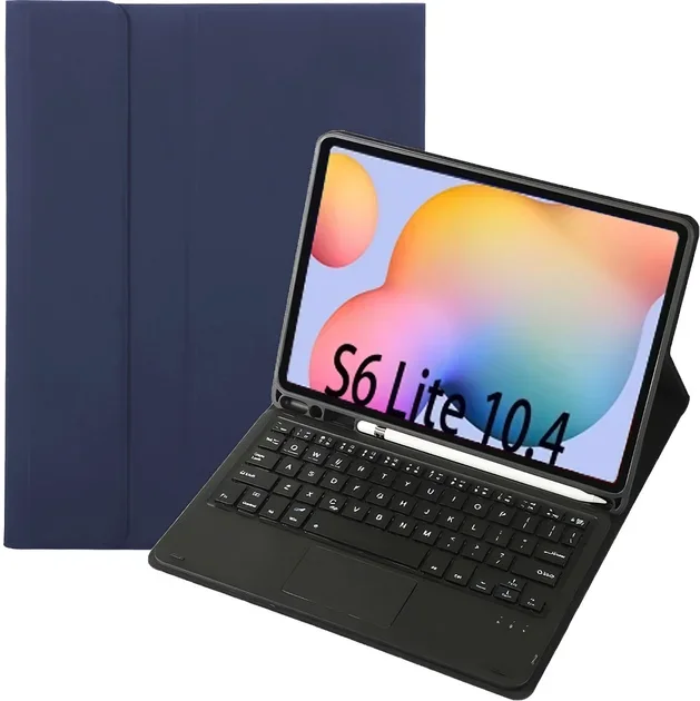 

BeCover Case Smart Keyboard TouchPad Deep Blue Samsung Galaxy Tab S6 Lite 10.4 P610/P613/P615/P619 (712362)