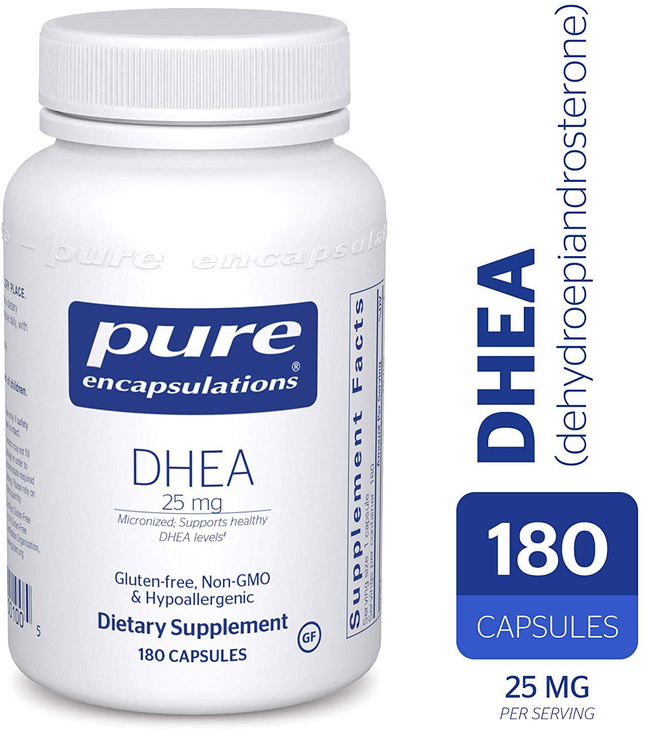 

Pure Encapsulations Dhea 25 mg 180 caps ДГЭА (дегидроэпиандростерон) (PE-00100)