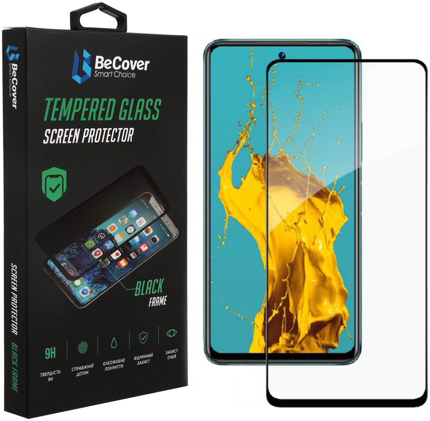 

BeCover Tempered Glass Black for Infinix Hot 12 Play (X6816D) (707601)