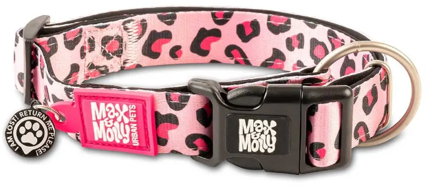 Акція на Ошейник Max & Molly Smart Id Collar - Leopard Pink/XS для собак (4897039633585) від Stylus