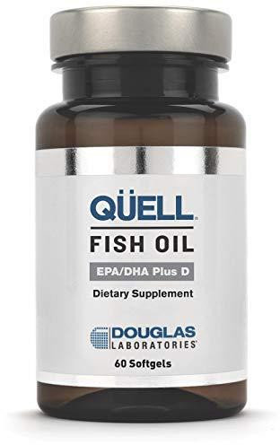 

Douglas Laboratories Quell Fish Oil Epa / Dha Plus D 1,000 I.U. of Vitamin D3 60 Softgels Риб'ячий жир омега 3 + вітамін D3