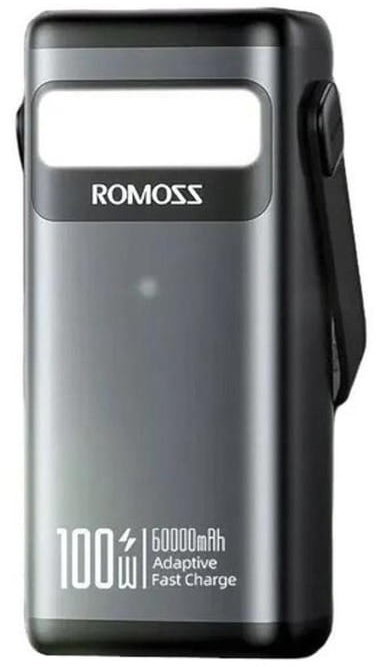 Акція на Romoss Power Bank 60000mAh PMT60 100W Black (PMT60-1D2-2133H) від Stylus