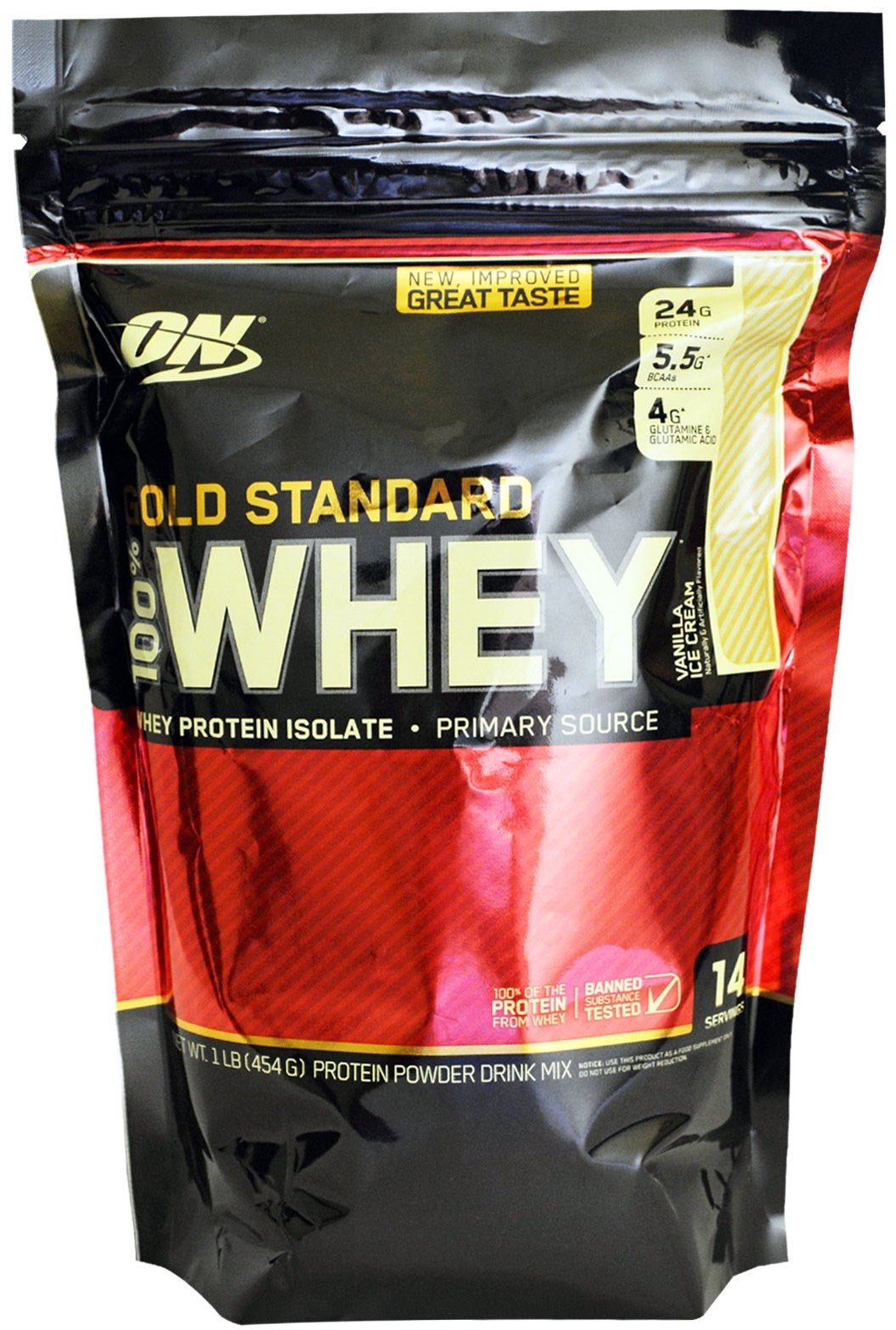 

Optimum Nutrition 100% Whey Gold Standard 454 g /14 servings/ Double Rich Chocolate