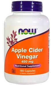 Акція на Now Foods Apple Cider Vinegar 450 mg 180 caps (Яблочный уксус сидровый) від Stylus