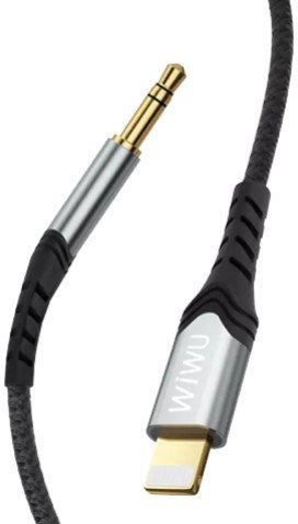 Акція на Wiwu Audio Cable Aux USB-C to 3.5mm 1.5m Black від Stylus