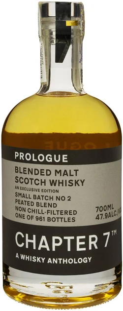 

Віскі Chapter 7 Prologue Peated Blended Malt Scotch Small Batch №2 47.9% 0.7 л (FSH_5060846370342)