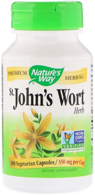 

Nature's Way, St. John's Wort, Herb, 350 mg, 100 Vegetarian Capsules (NWY17300)