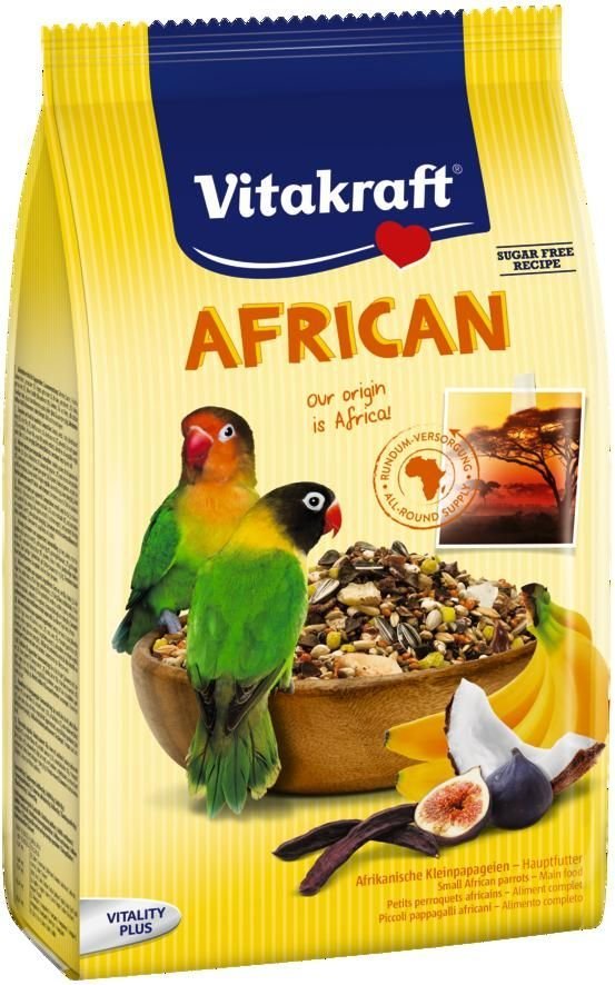 Акція на Повседневный корм Vitakraft African для неразлучников и других маленьких африканских попугаев 750 г (4008239216410) від Stylus
