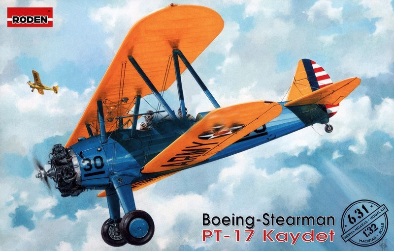 

Модель Roden Навчально-тренувальний літак Boeing-Stearman PT-17 Kaydet (RN631)