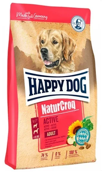 

Сухий корм для собак із підвищеною потребою в енергії Happy Dog NaturCroq Active 15 кг (60530)