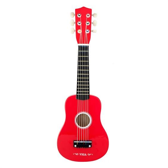 Акція на Музыкальная игрушка Viga Toys Гитара, красный (50691) від Stylus
