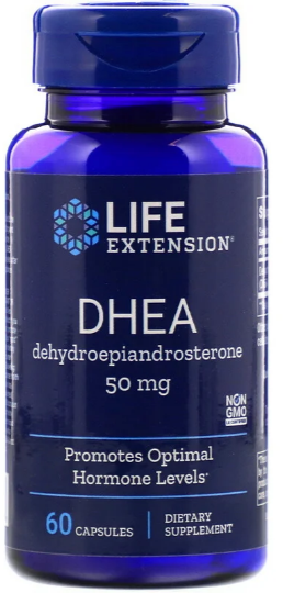 

Life Extension DHEA, 50 mg, 60 Capsules (LEX-88206)