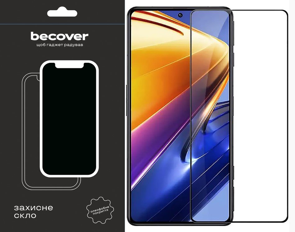 

BeCover Tempered Glass 3D Crystal Black for Xiaomi Poco F4 (709274)