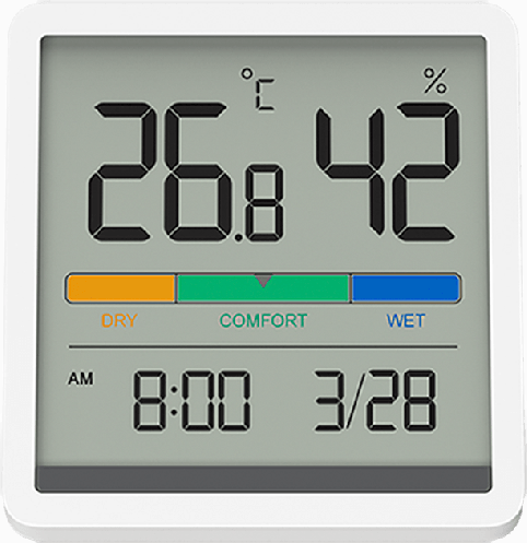 

Цифровой Гигрометр Xiaomi MiiiW Temperature and Humidity Meter White NK5253