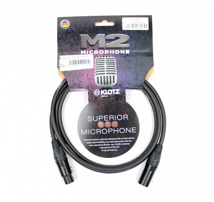 

Мікрофонний кабель Klotz M2 Superior Microphone Cable 2 m