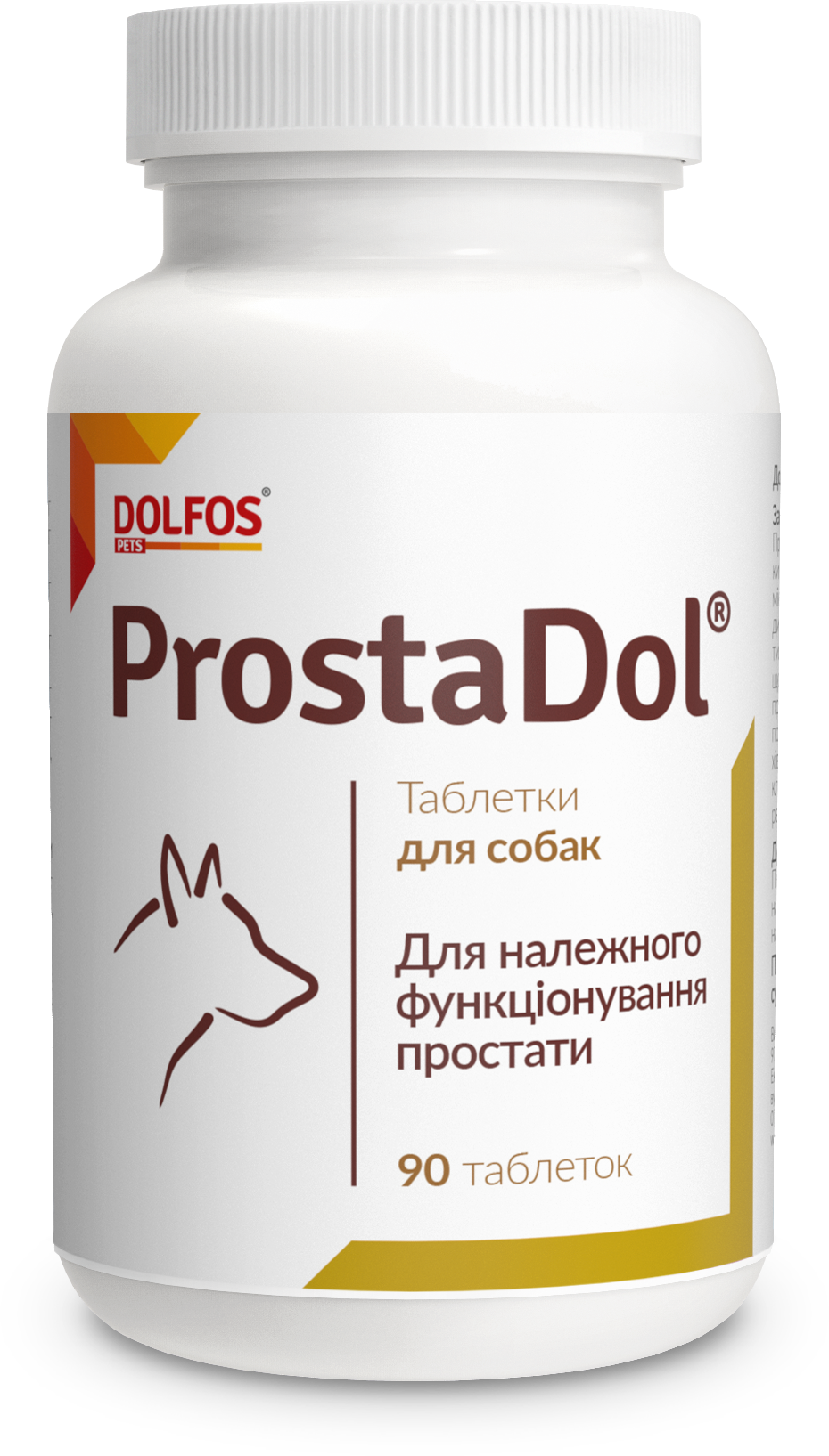 Акція на Витаминно-минеральная добавка Dolfos ProstaDol для мочевыводящей системы у собак 90 табл. (858-90) від Stylus