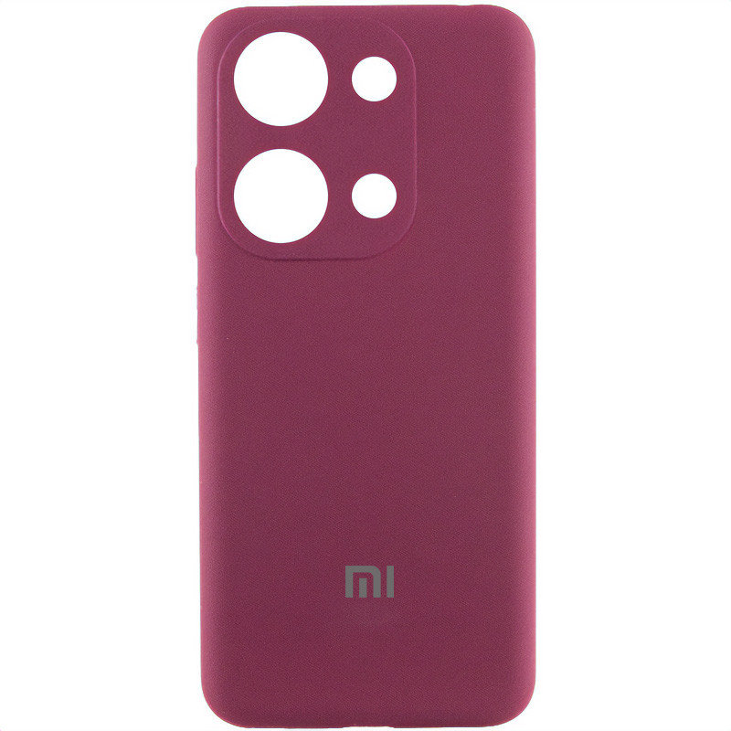 

Lakshmi Premium Silicone Case with Logo Full Camera Plum for Xiaomi Redmi Note 13 4G