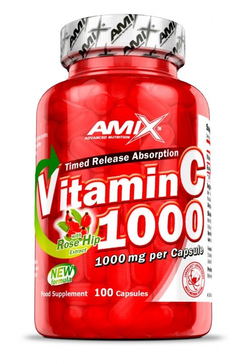 

Amix Nutrition Vitamin C 1000 mg Витамин C 100 капсул