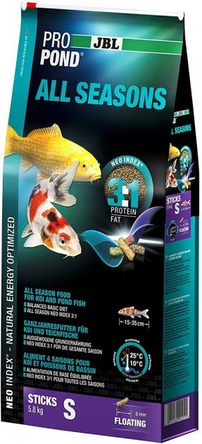 Акція на Корм для рыб Jbl ProPond All Seasons S 5.8 кг (57,997) від Stylus