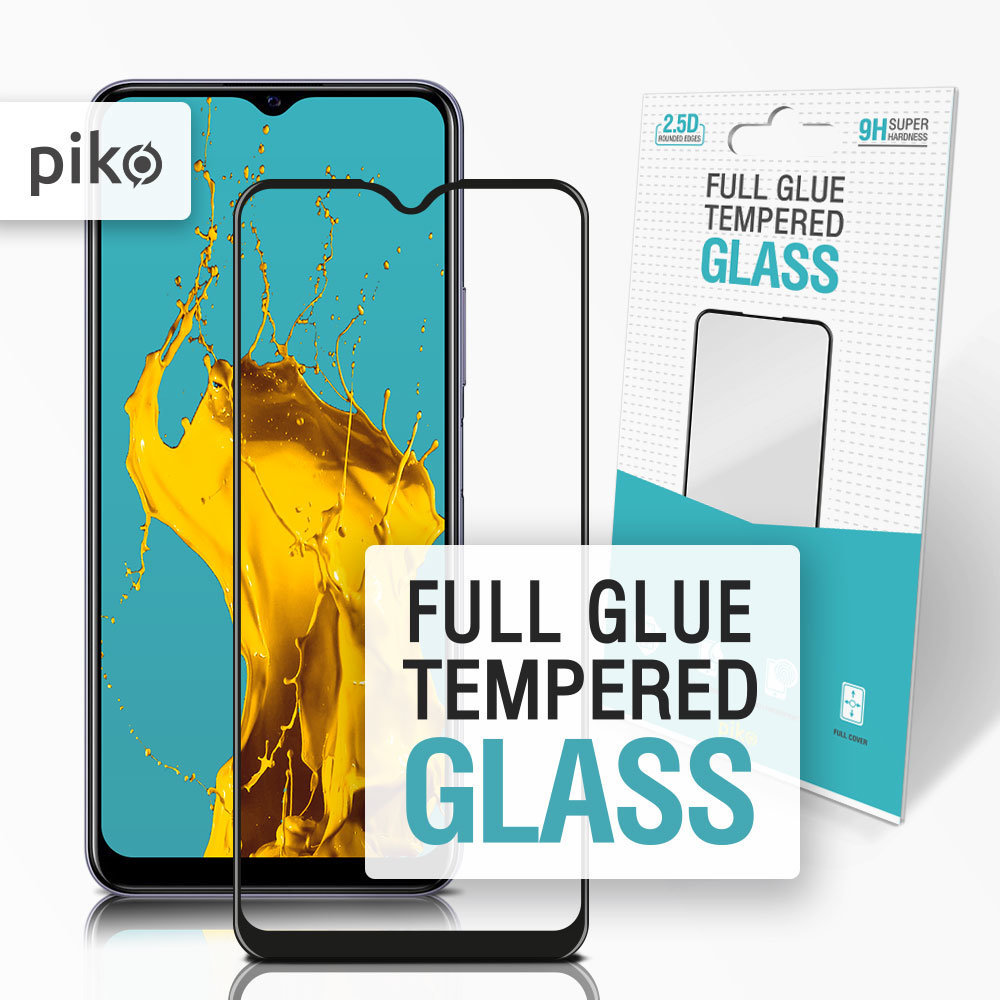 

Piko Tempered Glass Full Glue Black for Vivo Y15