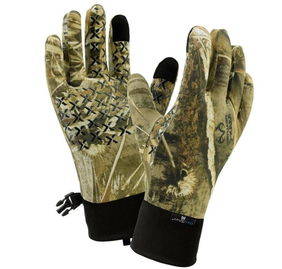 Акція на Чоловічі рукавички Dexshell StretchFit Gloves водонепроникний камуфляж M (DG90906RTCM) від Y.UA