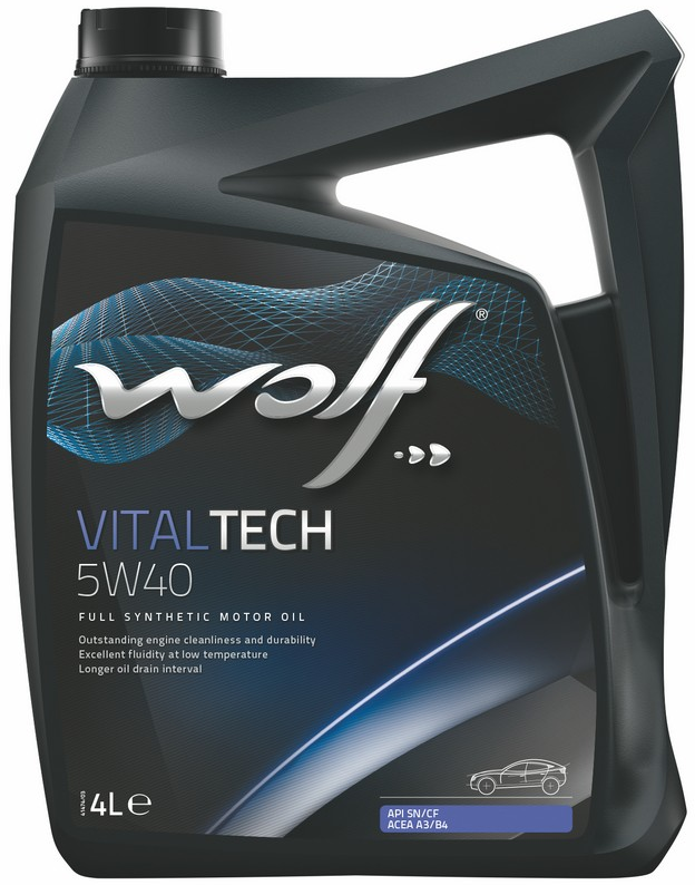 

Моторное масло Wolf Vitaltech 5W40 4л